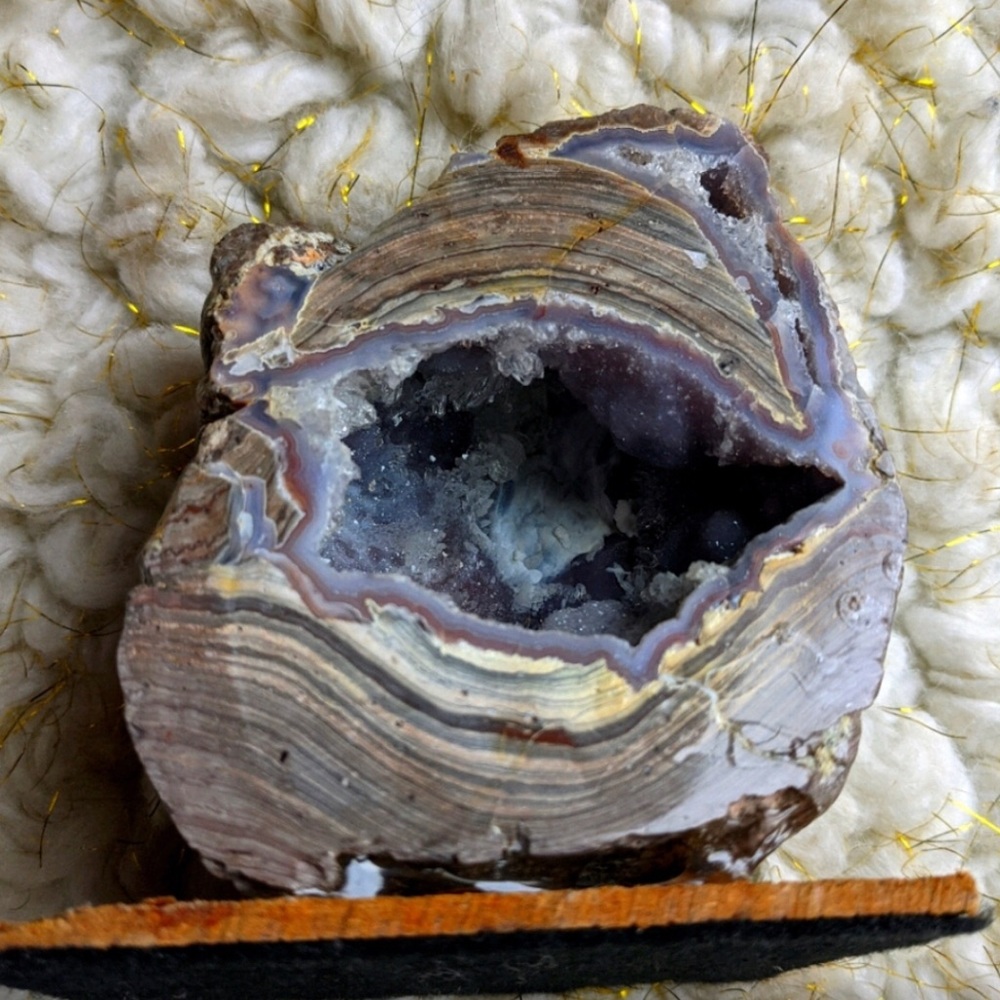 Galaxy Geode Quartz Druzy Crystal - Picture 2 of 11